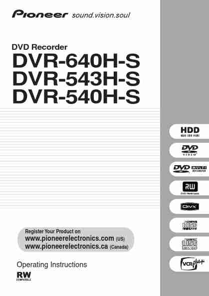 Pioneer DVD Recorder DVR-540H-S-page_pdf